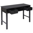 thumbnail image 2 of vidaXL Writing Desk Black 110x45x76 cm Wood, 2 of 5