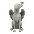 thumbnail image 2 of Escultura de perro decorativa para interiores al aire libre, estatua conmemorativa del animal doméstico Sunnimix Estatua de ángel de perros, 2 of 7