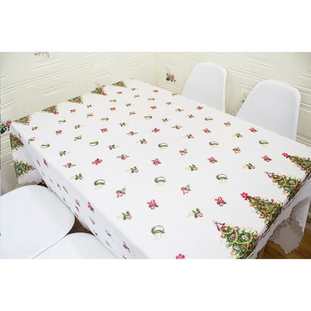 

Home Textile Storage Rectangular Christmas Tablecloth Washable Christmas Classic Printed Table Cover Holiday And Interior Decoration Cloth Table Cover 60x70 Inch