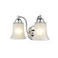 thumbnail image 3 of 9332-CH Millennium Lighting Abelia - 2 Light Bath Vanity-8 Inch Tall and 12 Inch Wide-Chrome Finish, 3 of 4