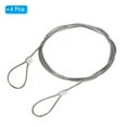 thumbnail image 3 of Unique Bargains Stainless Steel Cable, 4 Pack PVC Coated 1/25' Wire Rope for Deck Railing 3.3ft, 3 of 4