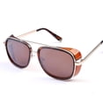 thumbnail image 4 of Gafas de sol de moda para hombre y mujer, con parabrisas, de doble haz, estilo vintage, personalizadas, 4 of 6