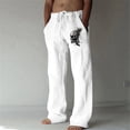 thumbnail image 2 of WEAIXIMIUNG Salopette à Bavette Homme Denim Mode Homme Décontracté Numérique 3D Décontracté Jambe Droite Pantalon d'Affaires Style Six, 2 of 5