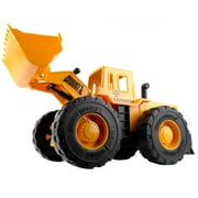 Mighty Wheels: 16 Mega Front Loader - Construction Toy Vehicle, Realistic Lever Operated Bucket, Dig & Scoop, Durable Indoor-Outdoor Play, Kids 3+
