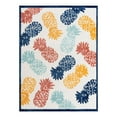 thumbnail image 3 of Unique Loom Belize Outdoor Collection Area Rug - Turneffe (9' x 12' Rectangle White/Rust Red), 3 of 7
