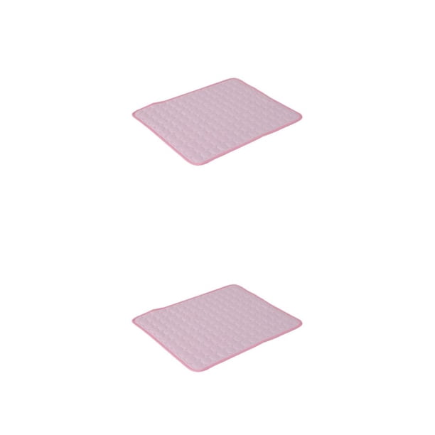 Greeniant Almohadilla para perros Estera para gatos Suministros para mascotas Suavidad Sin rebabas Accesorios para el hogar para interiores Manta Rosa S, 50*40cm 2piezas