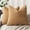 Amber Gold-16" x 16" (Pack of 2), variant on Pack Of 2 Soft Textured Throw Decorative Pillow Covers Square Accent Solid Cushion Cover Cozy Farmhouse Case With Zipper For Couch Sofa Bedroom Living Room 20x20 Inch Taupe