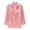 Red, variant on Women's Beach Blouse Top Ladies Casual Polo Collar T Shirt Summer Button Down Long Sleeve Plain Solid Loose Fit Comfy Everyday Wear Tee