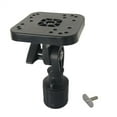 thumbnail image 2 of Universal Marine Portable Small Square Fish Finder Ball Mount, Fish Finder Head Unit Mount with Pivoting Bracket, Black, 2 of 7