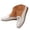 White, variant on Women's Leather Rhinestone Bow Mules Comfortable Round Toe Backless Slip on Moccasins Lightweight Everyday Office Walking Slippers (Pink, 6)