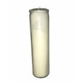 thumbnail image 2 of BearNaturalOrganics 7 Day Candle Prayer Glass Unscented All Natural Pure Organic Vegan Dye Free Soy Wax 2 inches x 9 inches Pillar candle 12 Pack, 2 of 3