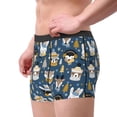 thumbnail image 2 of Kdxio Men's Boxer Briefs with Winter Animal Friends Print - Comfortable and Breathable Underwear for Everyday Wear, 2 of 5