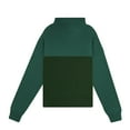 thumbnail image 7 of Jjayotai Women's Oversized Batwing Sweaters, 2024 Fall Outfits Crewneck Colorblock Ribbed Knit Trendy Pullover Tops Green M, 7 of 7