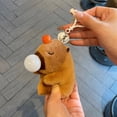 thumbnail image 4 of Adorable Keychain Soft Plush Accessory Worker Keyring Novelty Pendant for Bags and Luggage, 4 of 9
