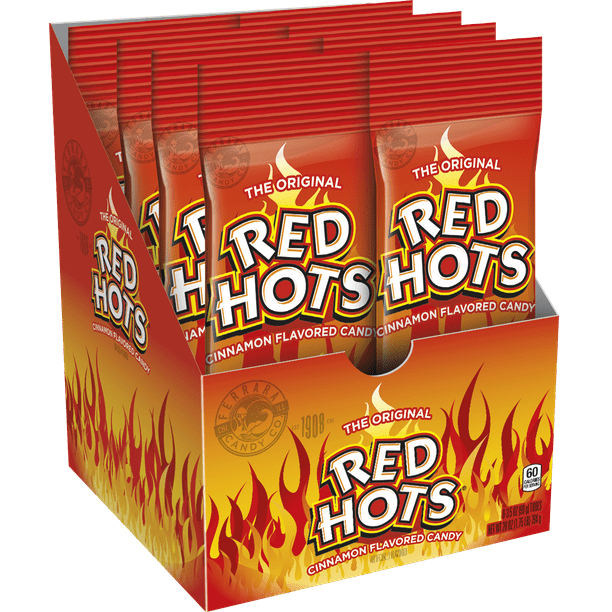 Red Hots Cinnamon Candy 3 5 Oz 8 Count