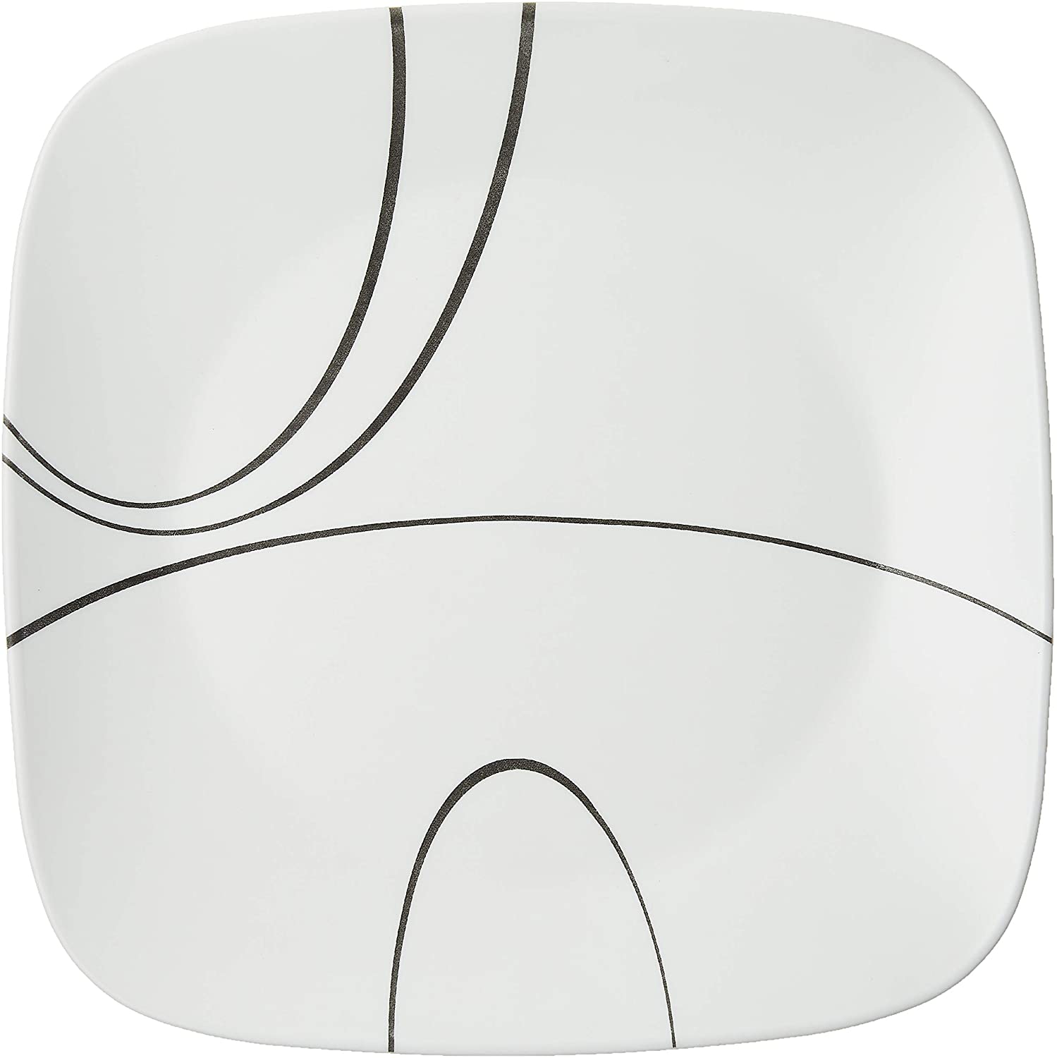 Corelle Square Simple Lines 101/2Inch Plate Set (6Piece)
