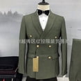 thumbnail image 4 of arare Amazon AliExpress Explosive Men‘s Suit Full Double-Breasted Men‘s Suit Slim Fit Clothes, 4 of 7