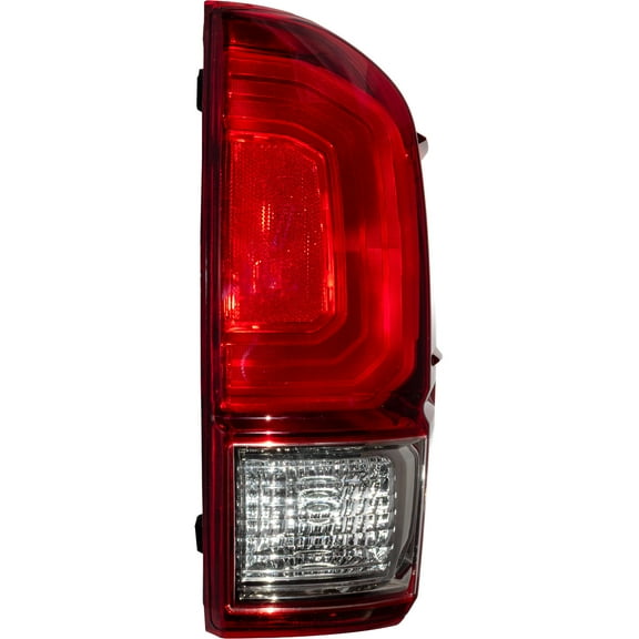 Brock Tail Light for 2016-2019 Tacoma TRD Red Bezel-Smoked Back-Up Light Lens Right 8155004180