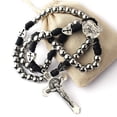 thumbnail image 3 of Collar con forma de rosario en forma de paracord HanlinCC de acero inoxidable para hombre, 3 of 9