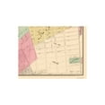 thumbnail image 2 of Historic City Map - Oakland California Thirteenth Ward - Thompson 1878 - Vintage Wall Art, 2 of 4