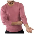 thumbnail image 4 of X RAY Mens Crew Neck Sweater Slim Fit Midweight Pullover Sweater for Men for Casual Dressy Wear (Big & Tall Available), Dusty Mauve, M, 4 of 11