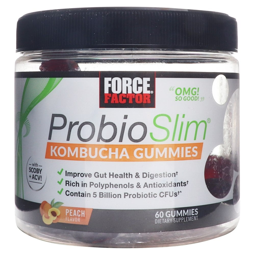 Force Factor - ProbioSlim Kombucha Gummies Peach - 60 Gummies
