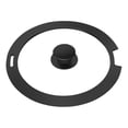 thumbnail image 4 of Tapa universal de vidrio, tapa superior, tapas para ollas de cocina, de sartén resistente al calor, sartén de cocina para sartenes, woks y Negro S, 4 of 9
