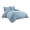Chambray Blue, variant on 3-Piece All Season Queen Comforter Set Rust Orange, Soft Quilted Down Alernative Duvet Insert with Corner Tabs, Lightweight Microfiber Bedding, 88 x 88 Inches