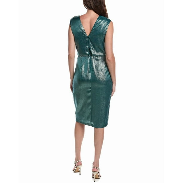 adrianna papell green dresses Adrianna Papell Womens Long Beaded Evening Dress Green 4 main image 1