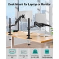 thumbnail image 2 of Soporte de escritorio con brazo para laptop MOUNT PRO ajustable para laptop de 17", 2 of 9