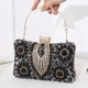 thumbnail image 1 of Bolso de hombro con diamantes para mujer, cartera Vintage con diamantes de imitación, cartera de moda para mujer, 1 of 7