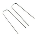 thumbnail image 4 of 40 Pack Landscape Staples 6 Inch 9.16 Gauge Garden Stakes Galvanized Sod Pins Heavy-Duty Lawn Stakes for Weed Barrier Fabric, Ground Cover, Artificial Turf, 4 of 5