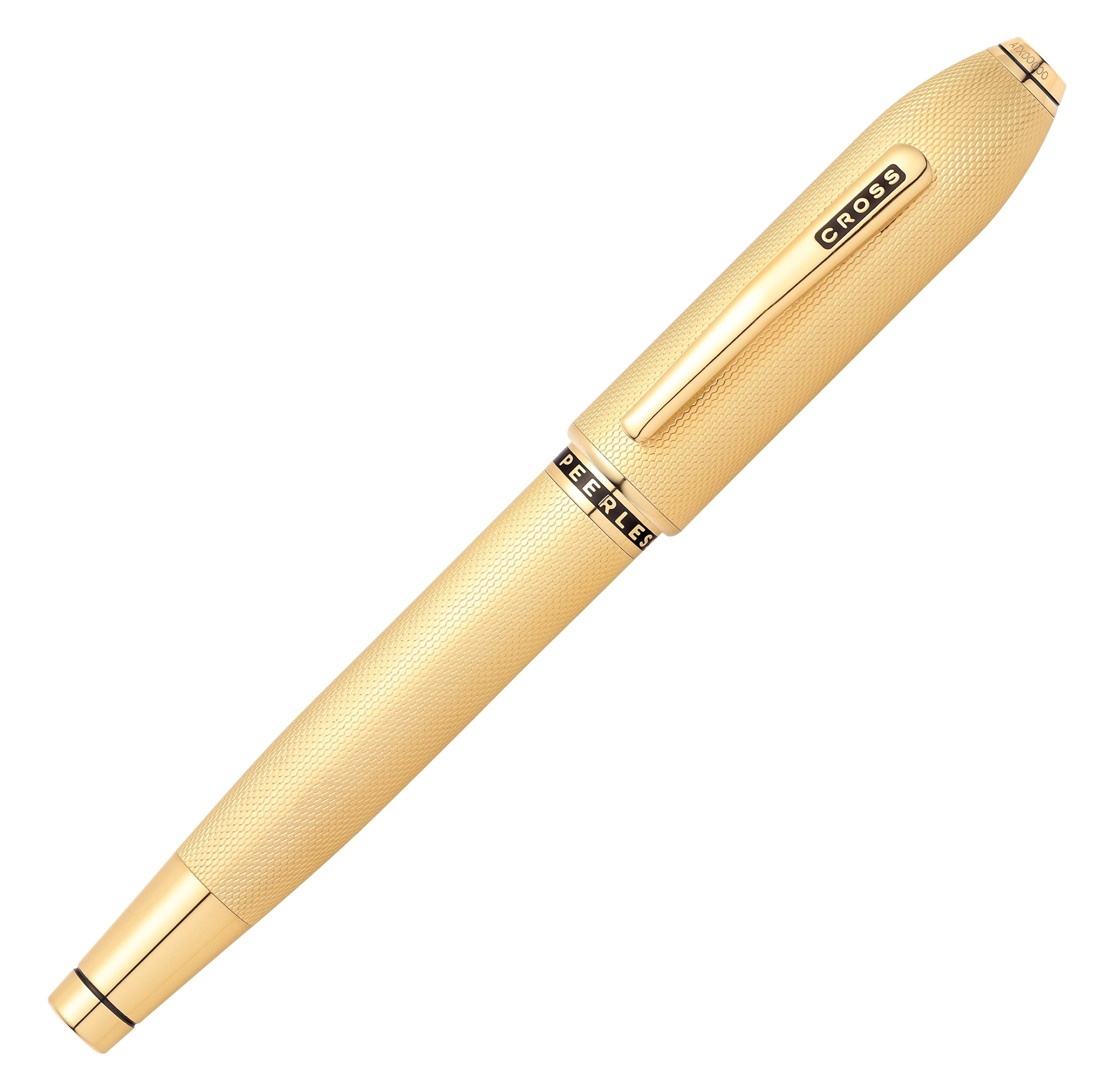 Cross Peerless 125 23kt Heavy Gold Plate  Ballpoint Pen