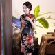 thumbnail image 2 of Vestido cheongsam nuevo y mejorado de primavera y verano, talla grande, ajustado, para madres y mujeres, disfraces de banquete diario, 2 of 6