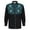 AA Blue, variant on Mens Westren Cowboy Shirts Floral Embroidered Long Sleeve Button Down Shirts Country Spring Fall Brown XL