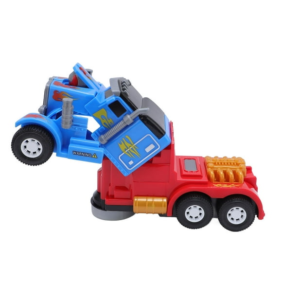 Transforming Toy Car, Car Robot Transformer Toy One Button Deformation Battery Powered for Kids