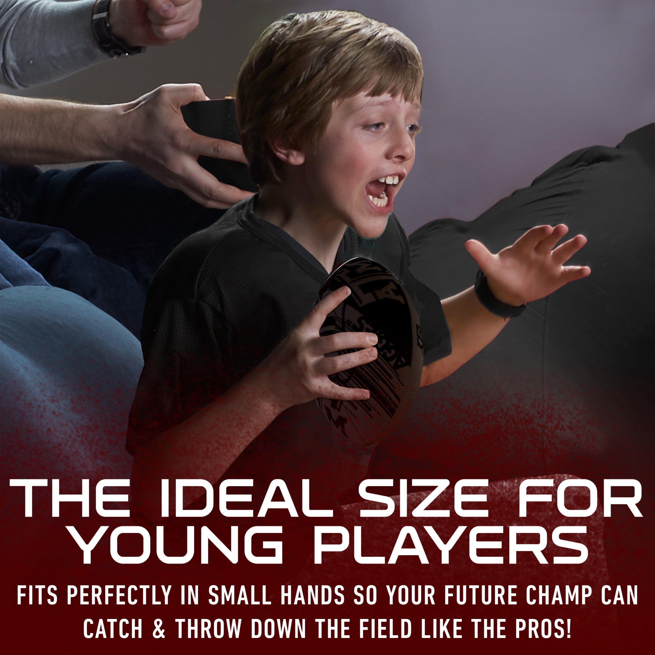 Franklin Sports Texas A&M Aggies Football - Youth Mini Football - 8.5" Football- SPACELACE Easy Grip Texture- Perfect for Kids !