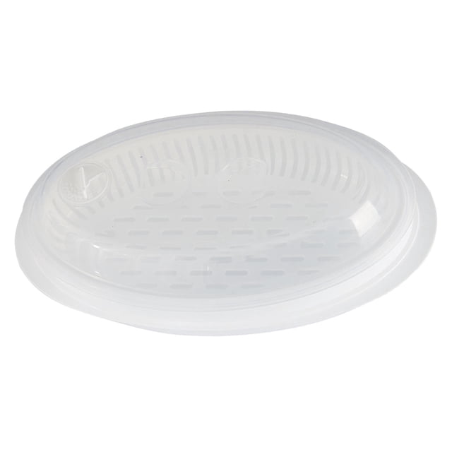 Vaporera para microondas, colador extraíble, herramienta para cocinar alimentos con tapa ventilada, para pescado, de verduras