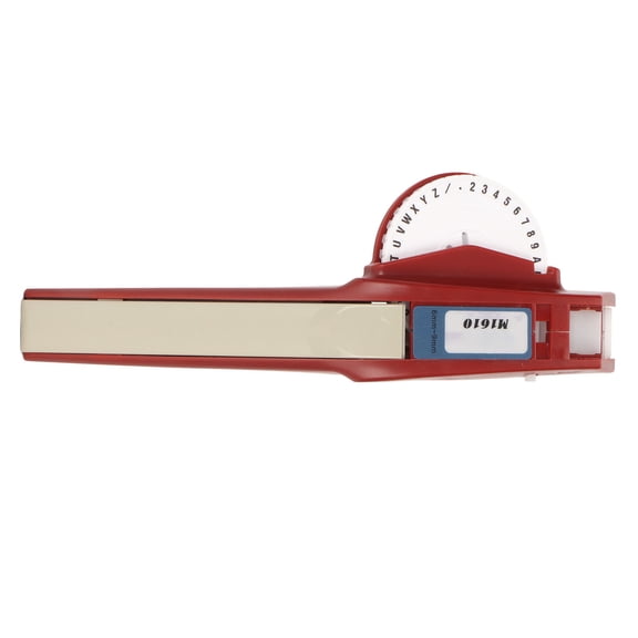 Riousery Embossing Label Maker 36 Printable Characters Easy Operation Red[cite: 1]