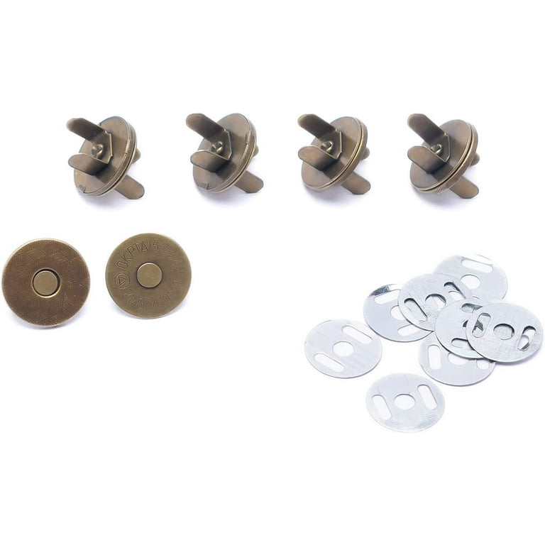 Hysagtek 40 Sets Magnetic Button Clasps Snaps Fastener Clasps DIY