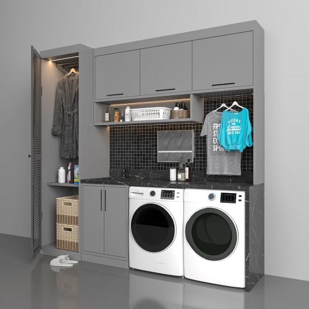 KoolMore 8 Cu. ft. Large Capacity Stackable Vented Electric Stackable Front Load Dryer in White, 240V.