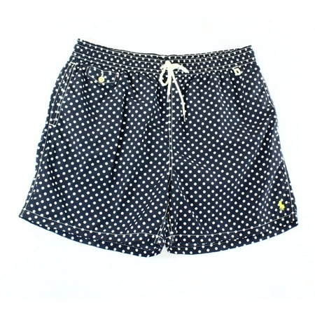 Polo Ralph Lauren NEW Blue Mens 2XL Polka Dot Swimwear
