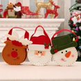 thumbnail image 2 of Bolsa de regalo de Navidad Bolsa de dulces no tejida Bolsa de regalo de manzana de Navidad Decoración navideña, 2 of 5