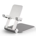 thumbnail image 2 of JUNWELL PURCOLT Foldable Phone & Tablet Stand Adjust-able Aluminum Portable Stand Holder For Desk Foldable Dock Heavy Duty Metal Base on Clearance, 2 of 9