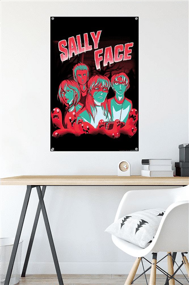 Sally Face - Shadows Wall Poster with Pushpins, 22.375" x 34"