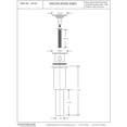 thumbnail image 2 of Westbrass Umbrella Universal Fixed Lavatory Drain - Exposed in Satin Nickel, 2 of 2