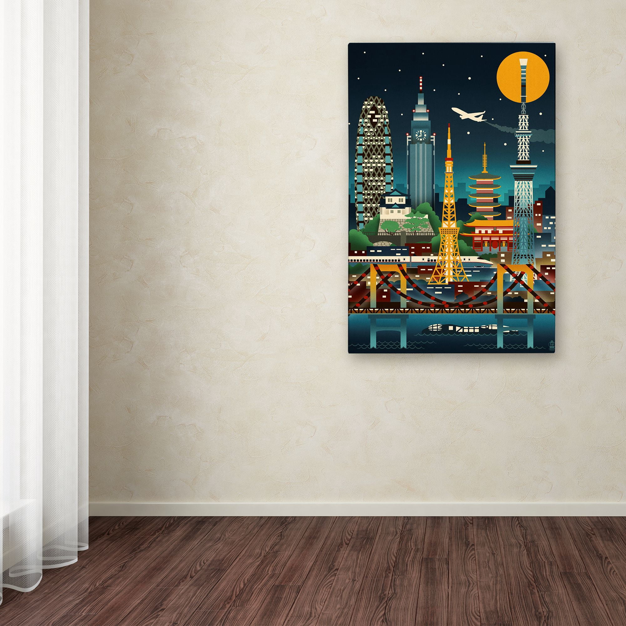 Trademark Fine Art 'Travel 136' Canvas Art by Lantern Press