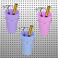 thumbnail image 4 of FENGGUIQU 5 Pcs Crochets à Tasse en Panneau Perforé Argent Acier Inoxydable Utilisation Sécurisée Outil de Rangement pour Atelier, 4 of 8