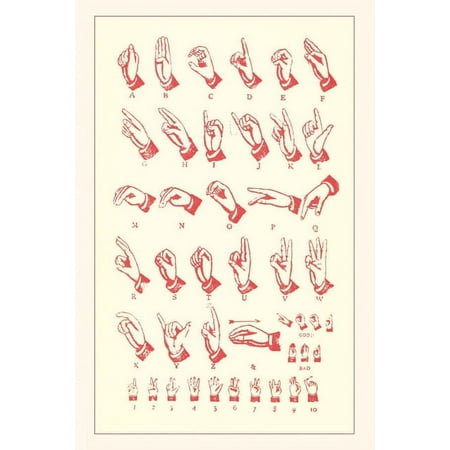 Pocket Sized - Found Image Press Journals: Vintage Journal Sign Language Alphabet (Paperback)