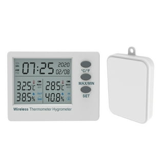 Wireless Temperature Humidity Meter with Remote Sensor - Hollinger Metal  Edge